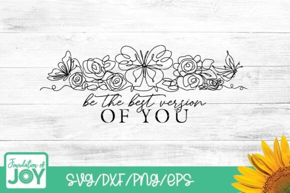 Be the Best You Svg, Png, Monoline Art