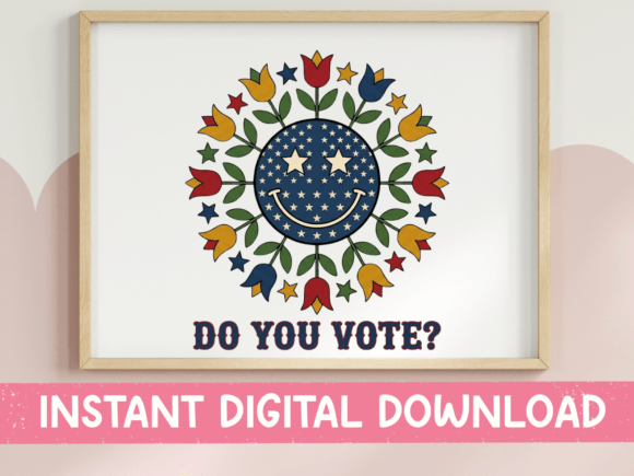 Do You Vote Folk Art SVG Graphics and T-Shirt Designs