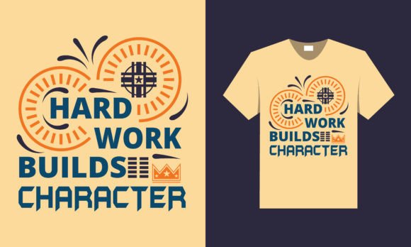 Fitness Motivational T-Shirt Design Graphics