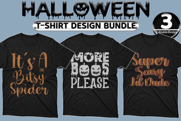 Halloween Day T-Shirt Design Bundle-10