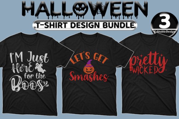 Halloween Day T-shirt Design Bundle-14