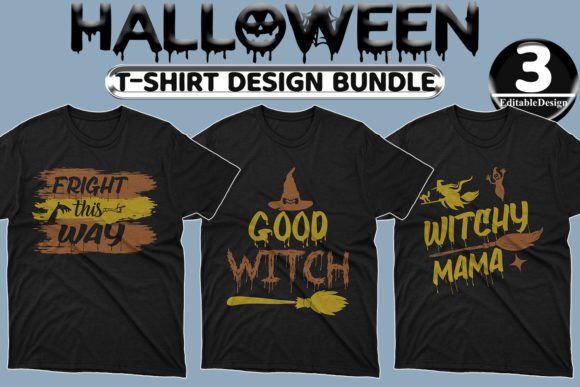 Halloween Day T-Shirt Design Bundle-16