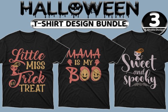 Halloween Day T-shirt Design Bundle-3