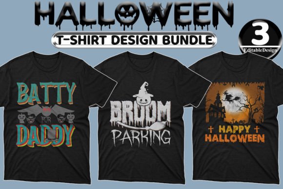 Halloween Day T-Shirt Design Bundle-4