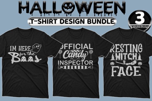 Halloween Day T-shirt Design Bundle-5