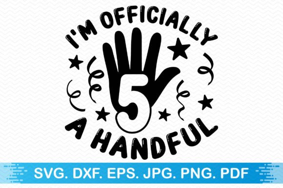 I'm Officially a Handful Clipart Graphics