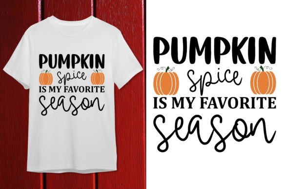Orange Pumpkin T-Shirt Design Graphics